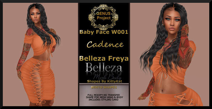 Shapes by Kittykat -Cadence for Genus Babyface {Fraya}