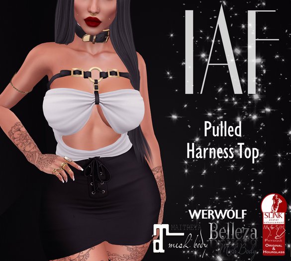 IAF Pulled Harness Top (DEMO)MAITREYA, SLINK, WERWOLF, BELLEZA