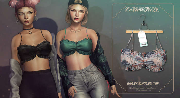 Tee*fy Hayley Ruffles Top - tropical