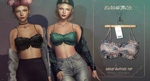 Tee*fy Hayley Ruffles Top - tropical