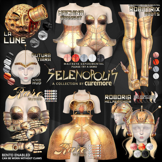 CUREMORE / Selenopolis / Machina Bodysuit (Magma)