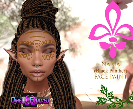 Nakia Face paint Omega Applier