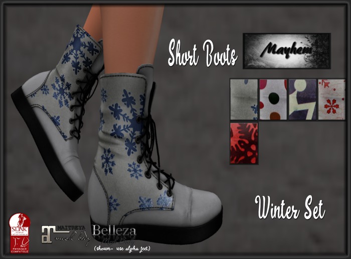 Low Cut Boots  - Winter Set