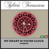 .:TT:.  MY HEART IS YOURS CLOCK box