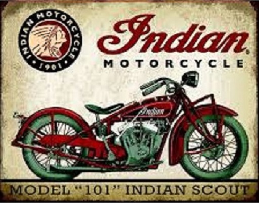 indian motorcycle sign