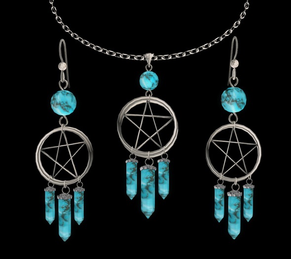 SNJ Wicca Set - Healing (Turquoise) ADD & CLICK