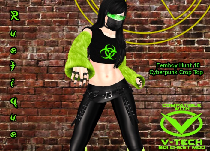 :RT: FBH10 - Cyberpunk Crop Top [V-Tech]