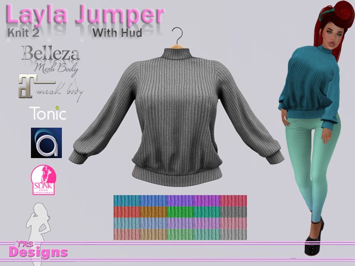 Layla Jumper With Hud Knit 2