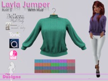 Layla Jumper With Hud Knit 1