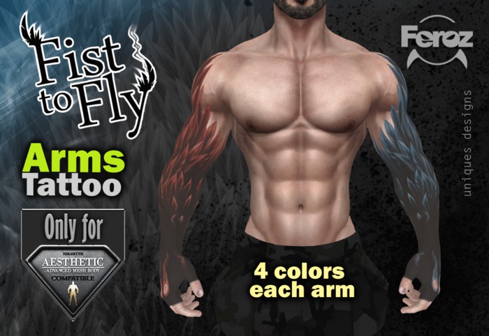 AESTHETIC - Fist to Fly - Arms tattoo