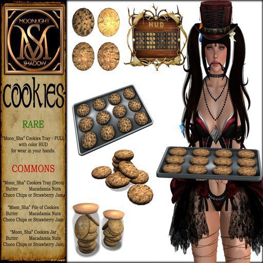 "Moon_Sha" Cookies Basket - Strawberry Jam