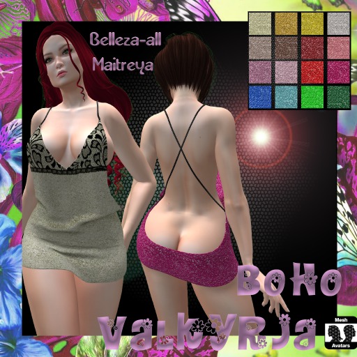 BV Glitter & Gold Minidress [Box]