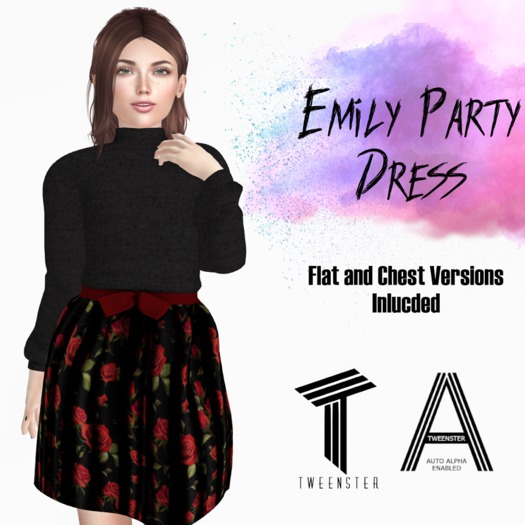 Emily Party Dress - Roses