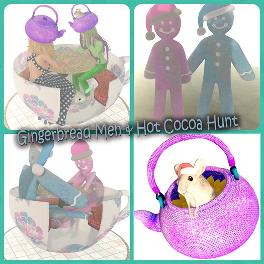 Gingerbread Men & Hot Cocoa by Rah Rehula
