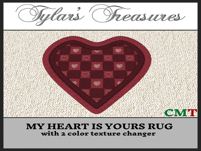 .:TT:. MY HEART IS YOURS RUG box