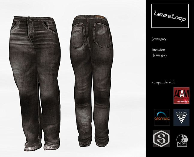 LauraLoop Jeans Grey Men
