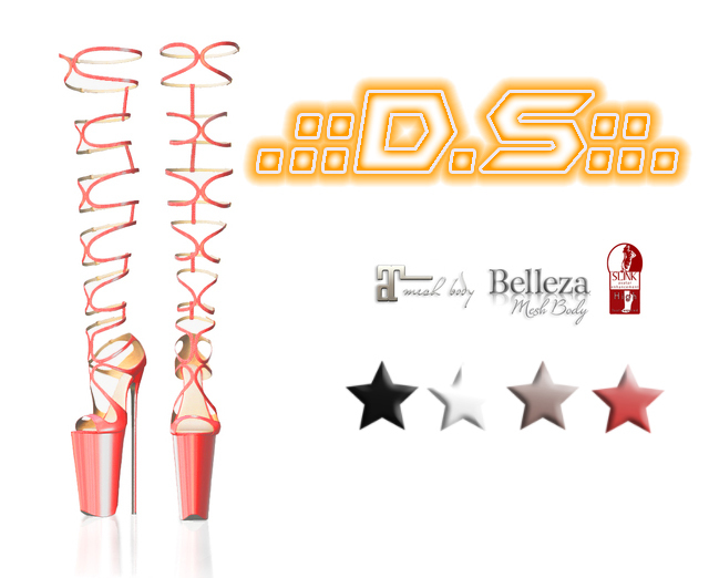 .::D.S::. Dilly Heels Slink Hourglass BLACK