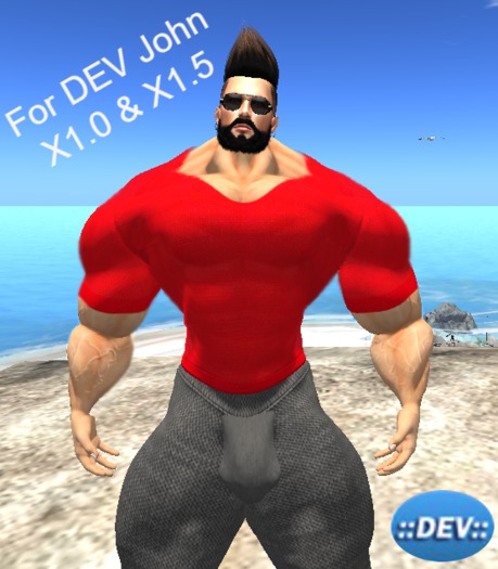 [D.Cavalieri] John - Red Sexy Muscle T-Shirt