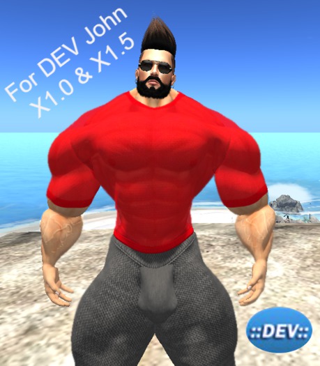 [D.Cavalieri] John - Red Basic T-Shirt