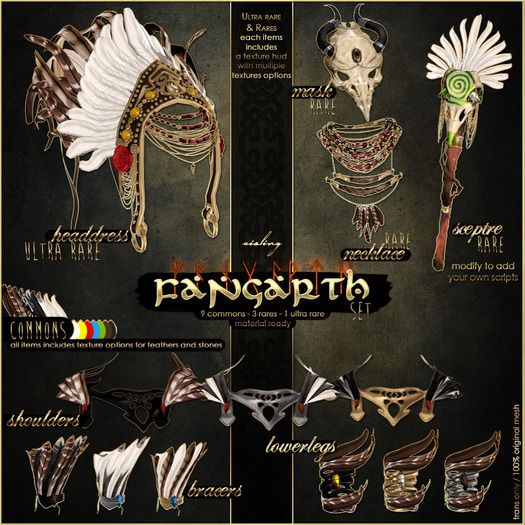 . a i s l i n g . Fangarth -LowerLeg- Gold