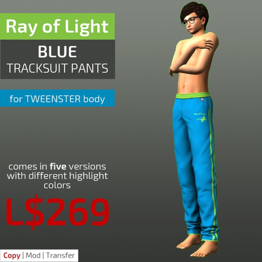 (RL) Tracksuit Pants (blue)