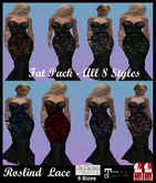 *MM* Roslind Lace Long Dresses - Fat Pack