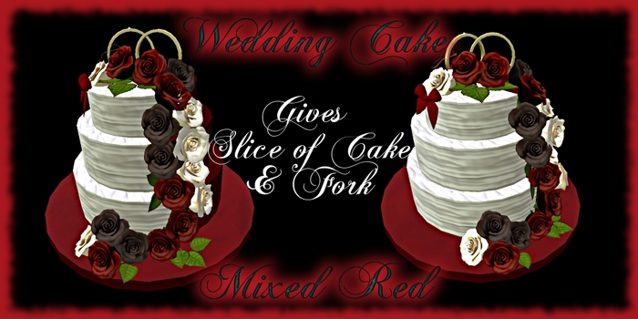 Roses By Res - Wedding Cake Red Mix Roses Gift Box
