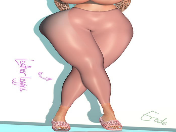 .:ERODE:. - Leggins Leather Red