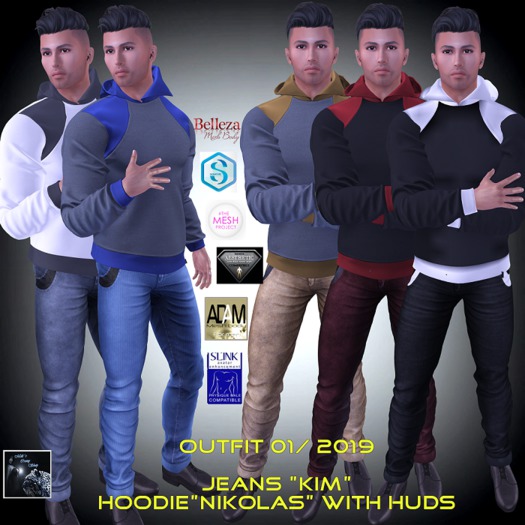 KIM Jeans/Hoodie Nikolas