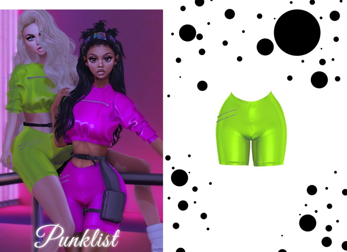 PL: Titanium shorts lime