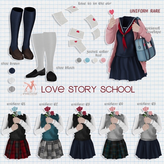 *Tentacio* Love story uniform RARE