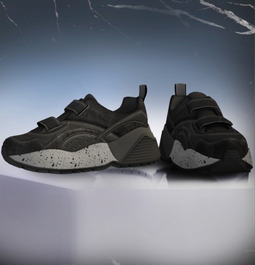 !79! Triple Black Eclypse Sneaker (wear)