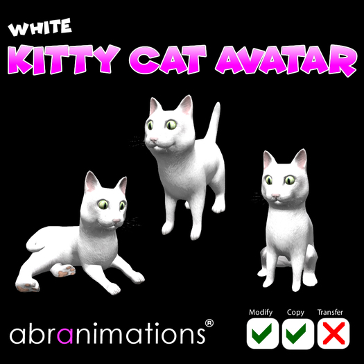 White Kitty Cat Avatar