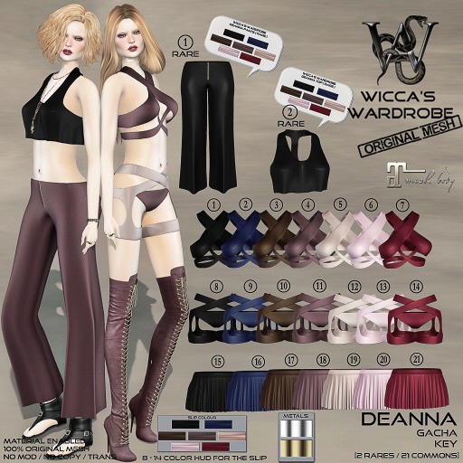 #1 Wicca's Wardrobe - Deanna Pants RARE