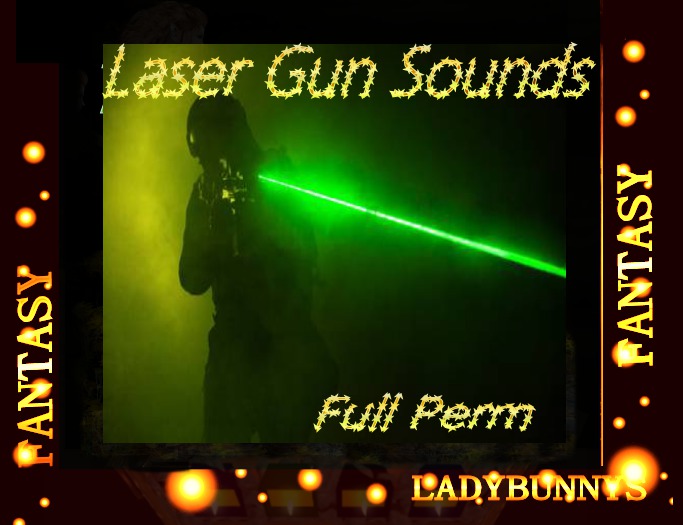 Second Life Marketplace Bunny's SoundsLaser Gun Sound Clips Full