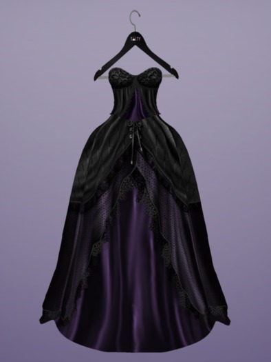 ! SALTY ! Unpacker HUD - Victoria Gown - Purple