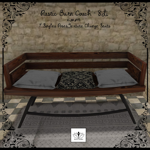 The Jewel Garden - Rustic Barn Couch Box (Wear me)