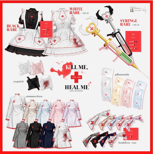 CHU-ING. Kill me, Heal me. Headdress Gray [box]