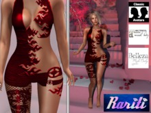 *Rariti* Flame outfit -Red
