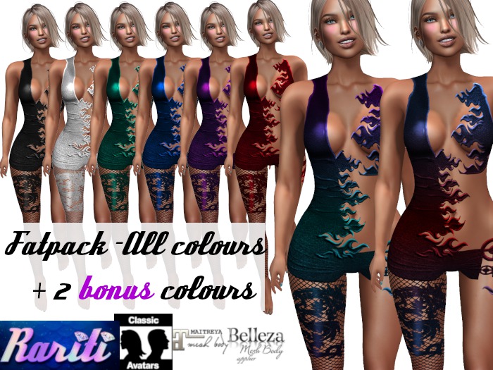 *Rariti* Flame outfit - Fatpack