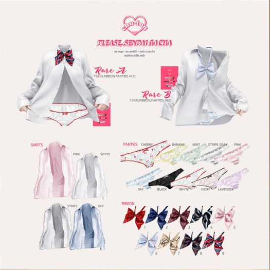 CHU-ING. please senpai. ribbon 7