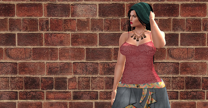 Allusions:Lace:Cami:RoseVelvet