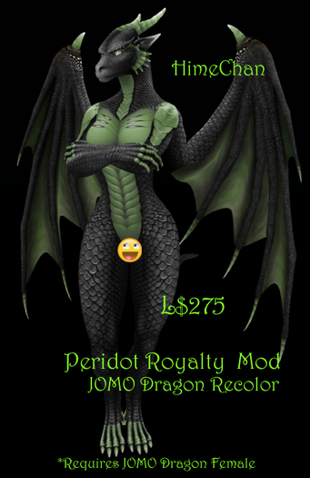 [HimeChan] Peridot Royalty JOMO Dragon Female