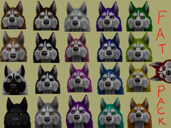 :Beast Creations: - direwolf husky FATPACK