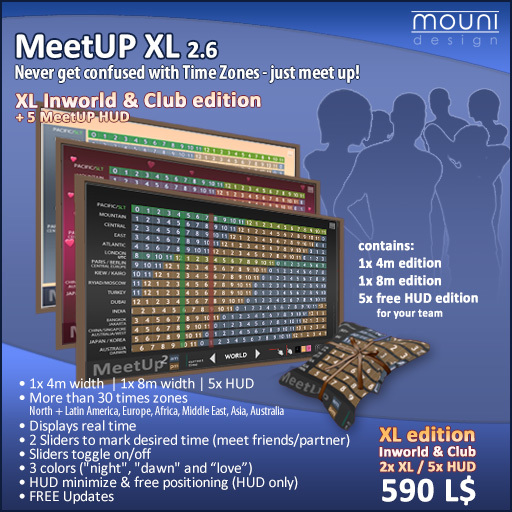 MeetUP XL Large Inworld / Club Edition [2.6 XL]