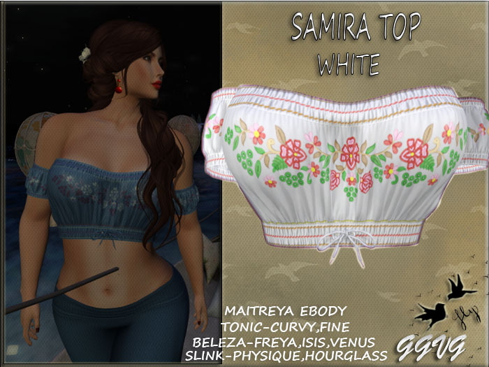 SAMIRA BOHO TOP WHITE
