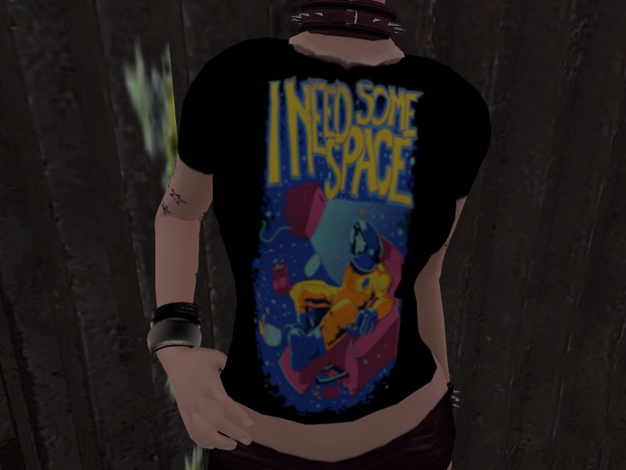 Women's Fitted Space Graphic Tee