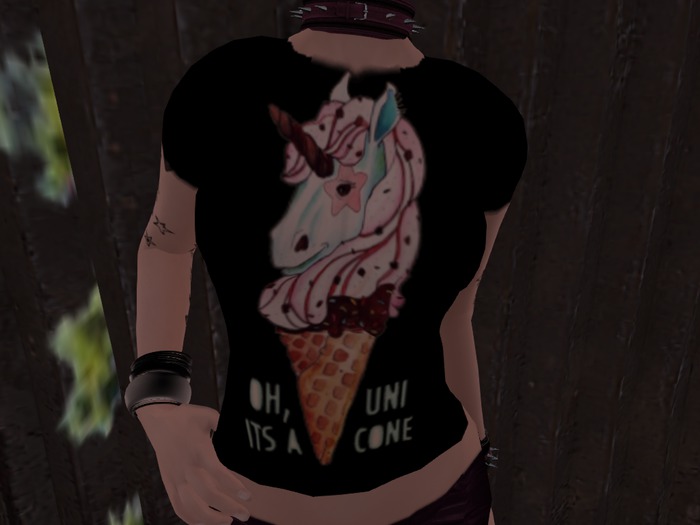 Women's Fitted UniCone Graphic Tee