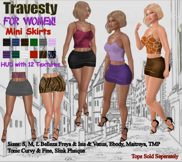 Travesty Mini Skirts