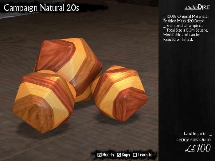 /studioDire/ Campaign Natural 20s